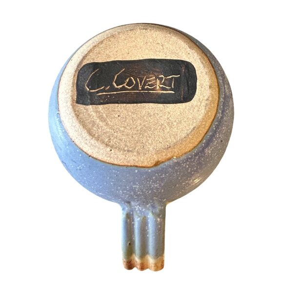 Vintage Handmade Ceramic oversized coffee mug glazed pottery art Cameron Covert - Picture 5 of 10